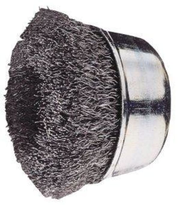 PFERD WIRE BRUSH CRIMPED 75MM M14 INOX CUP WHEEL - QWS - Welding Supply Solutions