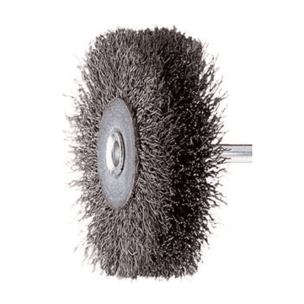 PFERD WIRE BRUSH CRIMPED RBU 5015/6 INOX SHAFT MOUNTED - QWS - Welding Supply Solutions