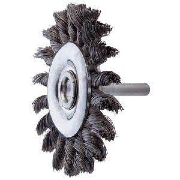PFERD WIRE BRUSH TWIST KNOT STEEL RBG 10012/6 SHAFT MOUNTED - QWS - Welding Supply Solutions
