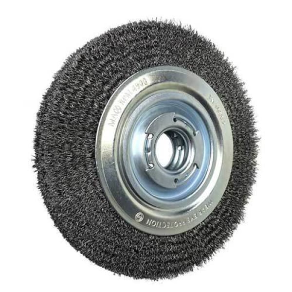 PFERD WIRE BRUSH WITH ARBOR HOLE 200X25MM CRIMPED - QWS - Welding Supply Solutions