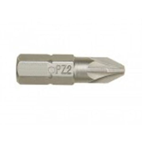 POZI PZ1 X 25MM INSERT BIT CARD OF 2 - QWS - Welding Supply Solutions