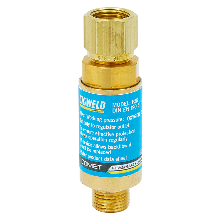 CIGWELD FLASHBACK ARRESTOR OXY F2R REG MOUNTED