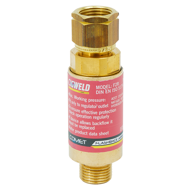CIGWELD FLASHBACK ARRESTOR FUEL F2R REG MOUNTED - QWS - Welding Supply Solutions