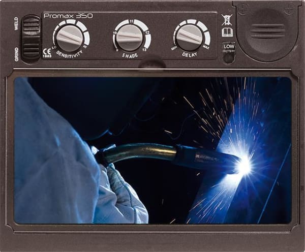 PROMAX 350 BLUE AUTO HELMET - QWS - Welding Supply Solutions