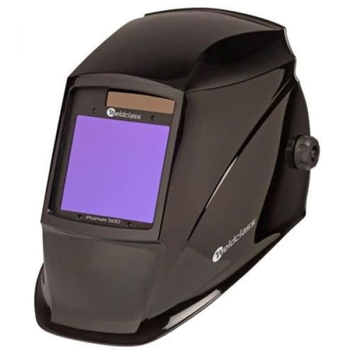 PROMAX 500 BLACK STEALTH AUTO HELMET - QWS - Welding Supply Solutions