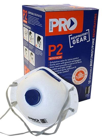RESPIRATOR P2 WITH VALVE EACH - QWS - Welding Supply Solutions