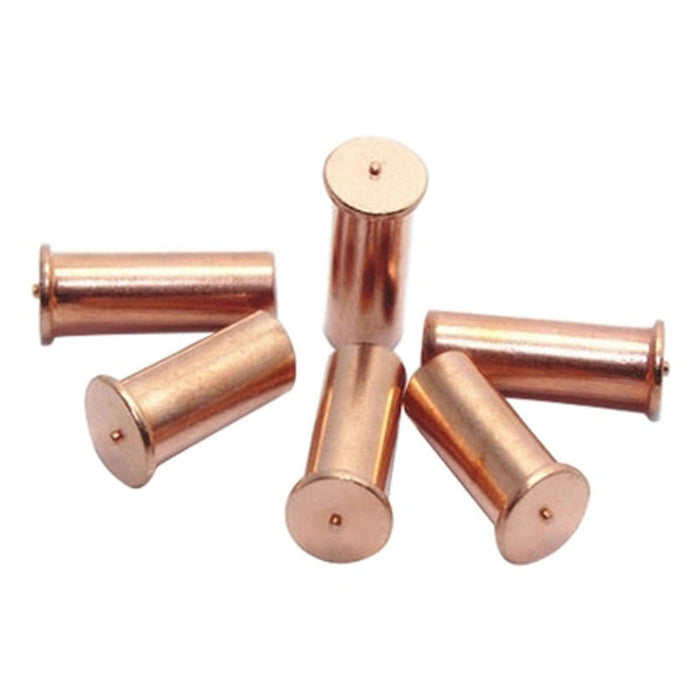 CD STUD M/S INTERNAL THREADED 6MM ID X 12MM LONG 1000 PAK - QWS - Welding Supply Solutions