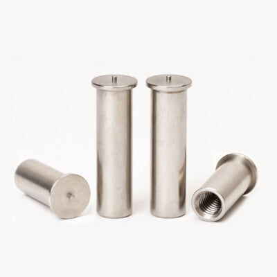 CD STUD S/S INTERNAL THREADED 5MM ID X 20MM LONG 100/PACK - QWS - Welding Supply Solutions