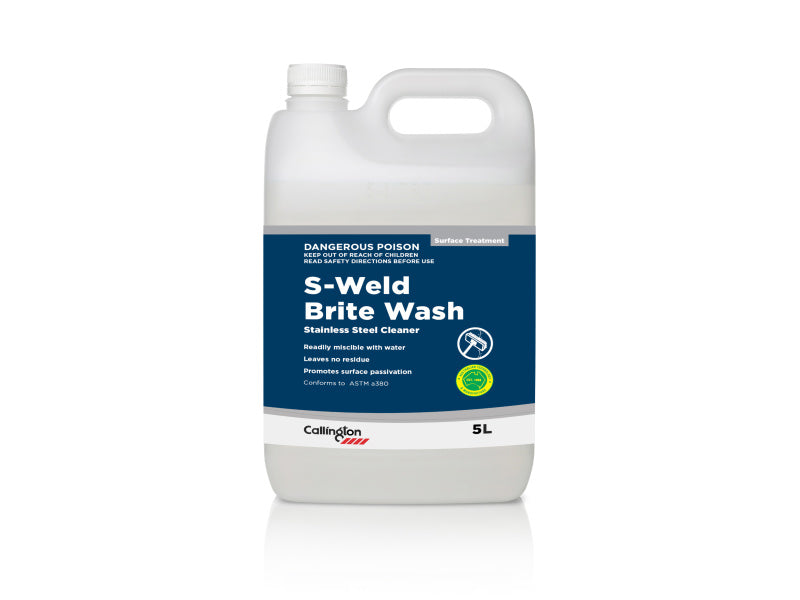 S-WELD BRITE WASH FOR STAINLESS CLEANING 5L