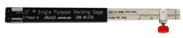 SINGLE PURPOSE HI-LO WELDING GAUGE - QWS - Welding Supply Solutions