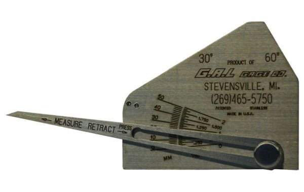 SKEW-T WELD FILLET GAUGE CAT# 9C - QWS - Welding Supply Solutions