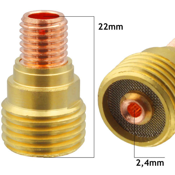 SR9/20 TIG GAS LENS 2.4MM - QWS - Welding Supply Solutions