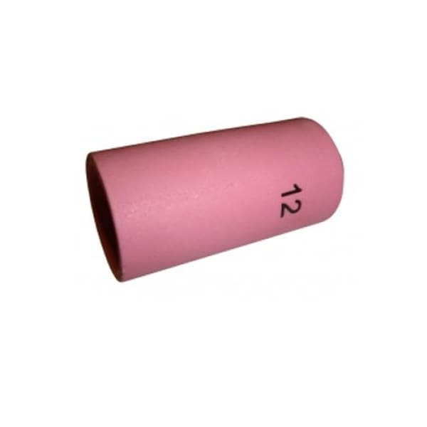 SR17/18/26 TIG CERAMIC NOZZLE #12 19MM (50MM LONG) - QWS - Welding Supply Solutions