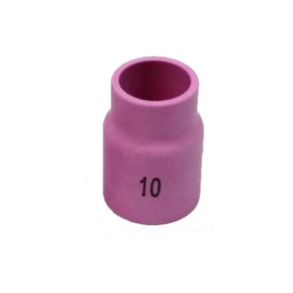 SR17/18/26 TIG GAS LENS CERAMIC #10 16MM STUBBY - QWS - Welding Supply Solutions