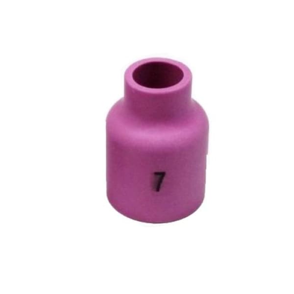 SR17/18/26 TIG GAS LENS CERAMIC #7 11MM STUBBY - QWS - Welding Supply Solutions