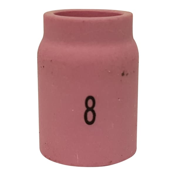 SR9/20 TIG GAS LENS CERAMIC #8 12.5MM - QWS - Welding Supply Solutions