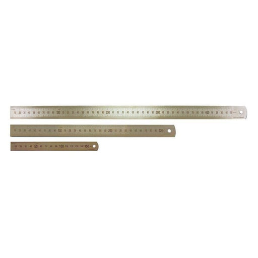 STAINLESS STEEL RULER 300MM MET/IMP - QWS - Welding Supply Solutions