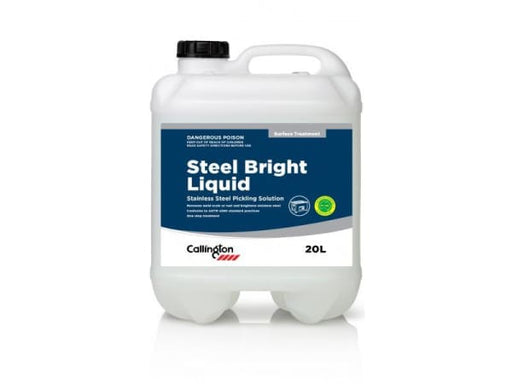 STEEL BRIGHT LIQUID 20LTR - QWS - Welding Supply Solutions