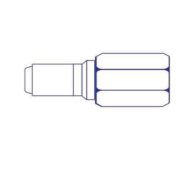 STRAIGHT EXTENSION ADAPTOR 100MM - QWS - Welding Supply Solutions