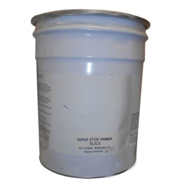 SUPER ETCH PRIMER BLACK 20LTR - QWS - Welding Supply Solutions