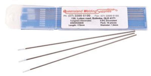 TUNGSTENS ZIRCONIATED - ALUM WHITE 1.6MM - QWS - Welding Supply Solutions