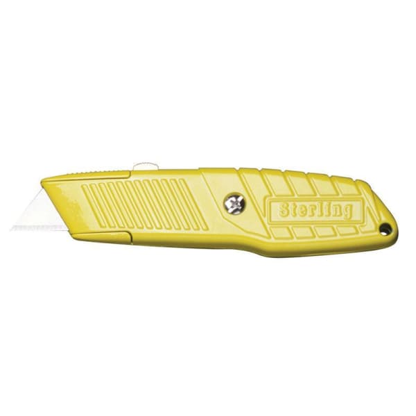 ULTRA GRIP RETRACTABLE YELLOW KNIFE - QWS - Welding Supply Solutions