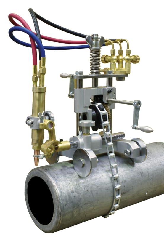 UNIFLAME PIPE CUTTING TRACTOR WITH 1.8M CHAIN - QWS - Welding Supply Solutions