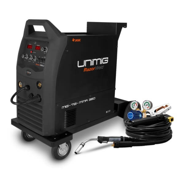 UNIMIG RAZOR 350 COMPACT MIG/TIG/STICK WELDER - QWS Welding Supplies
