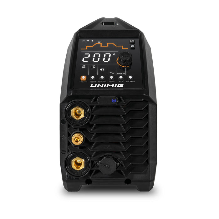 UNIMIG RAZORWELD 200 AC/DC TIG W/ HF PULSE (U12002K) - QWS - Welding Supply Solutions