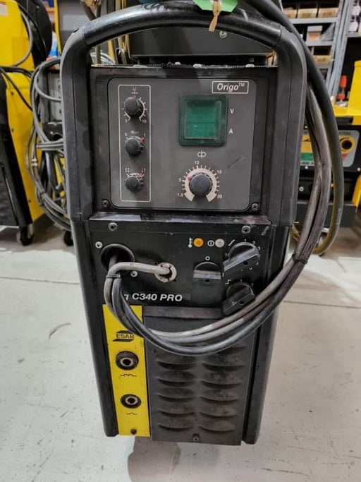 USED ESAB ORIGO C340 MIG PACKAGE INC WIRE FEEDER - QWS - Welding Supply Solutions