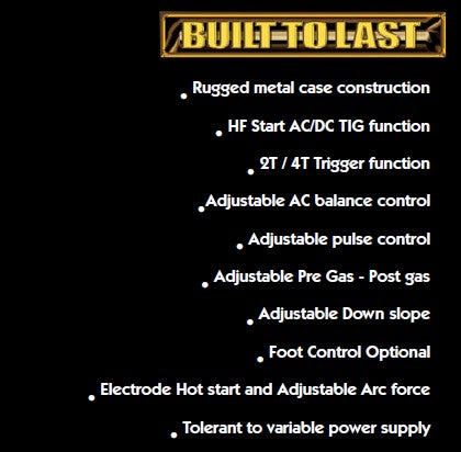 USED UNITIG 200 AC/DC TIG INVERTER - QWS - Welding Supply Solutions