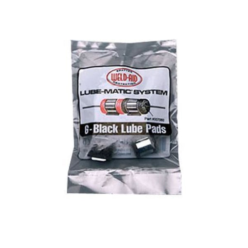 WELDAID LUBE PADS - STEEL BLACK, PACKET OF 6 - QWS - Welding Supply Solutions