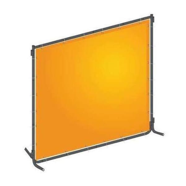 WELDING SCREEN 1800MM X 2700MM YELLOW REINFORCED-SCREEN ONLY - QWS - Welding Supply Solutions