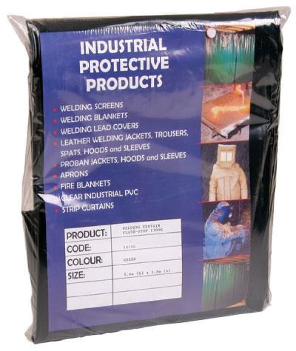 WELDING SCREEN 1800MM X 3600MM GREEN - QWS - Welding Supply Solutions