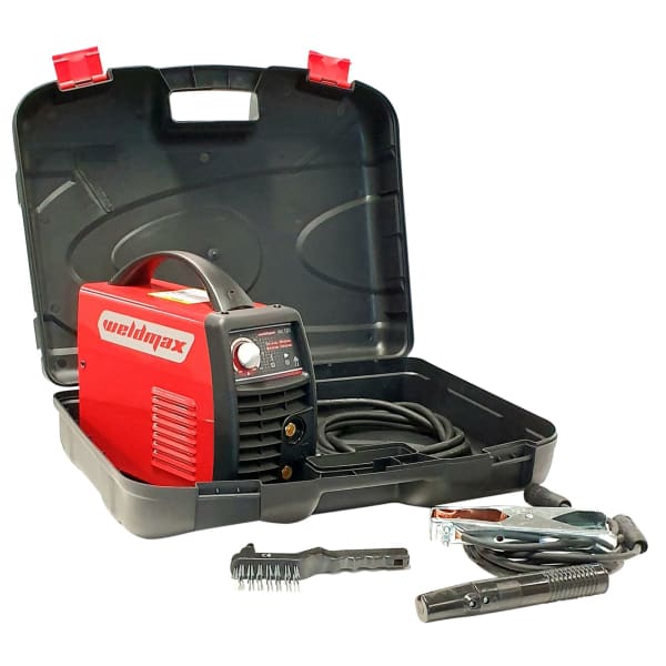 WELDMAX 120I MMA INC CASE & LEADS 15A PLUG - QWS - Welding Supply Solutions