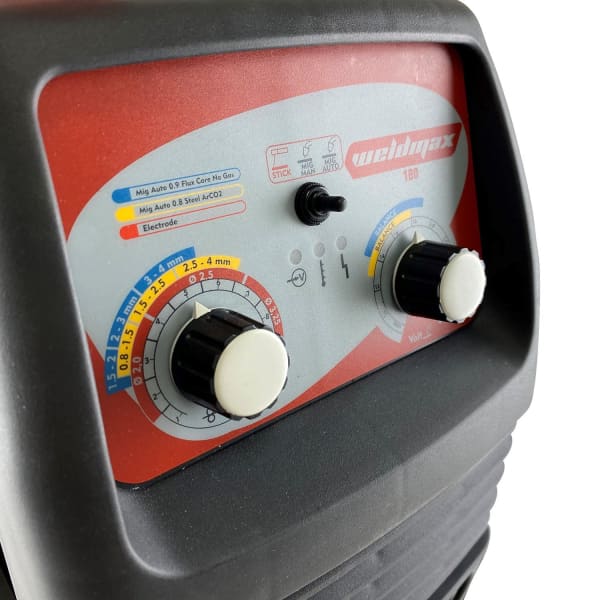 WELDMAX 180 MIG/ARC PORTABLE 240V - QWS - Welding Supply Solutions
