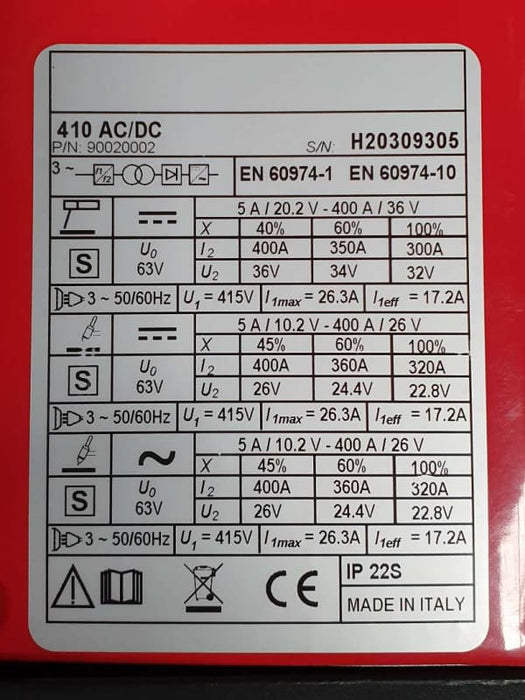 WELDMAX 400 AC/DC HF PULSE TIG WELDER 3PH - QWS - Welding Supply Solutions