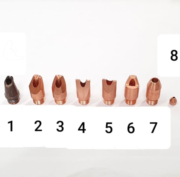 WELDMAX LASER WELDER WIRE GUIDE NOZZLE #8 - QWS - Welding Supply Solutions