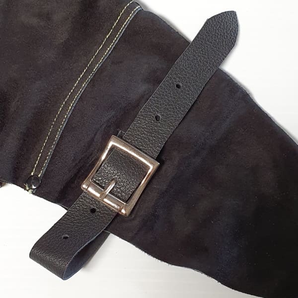 WELDMAX LEATHER WELDERS SPATS BUCKLE CLOSE (SWS7SBC EQUIV) - QWS - Welding Supply Solutions