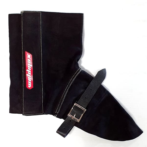 WELDMAX LEATHER WELDERS SPATS BUCKLE CLOSE (SWS7SBC EQUIV) - QWS - Welding Supply Solutions