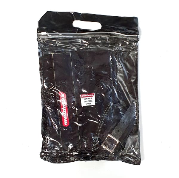 WELDMAX LEATHER WELDERS SPATS BUCKLE CLOSE (SWS7SBC EQUIV) - QWS - Welding Supply Solutions