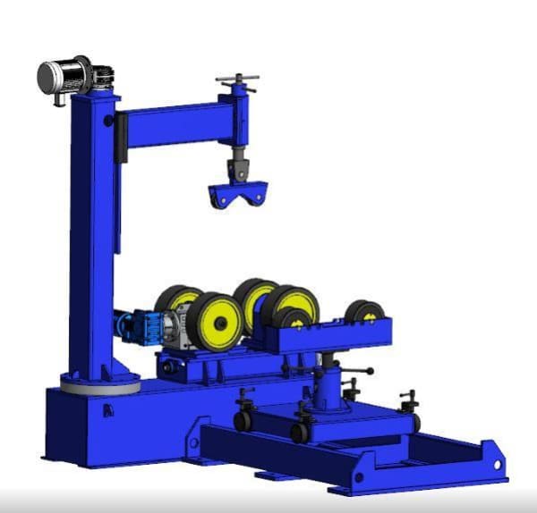 WELDMAX PIPE PINCH ROLLERS 3'000KG / 610MM PACKAGE - QWS - Welding Supply Solutions