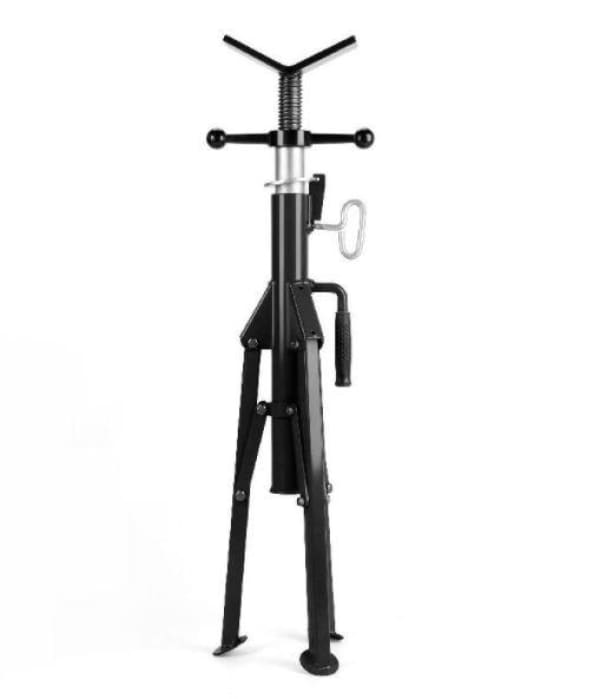 WELDMAX PIPE STAND 1135KG FOLDING LEG STAINLESS V-HEAD JACK - QWS - Welding Supply Solutions
