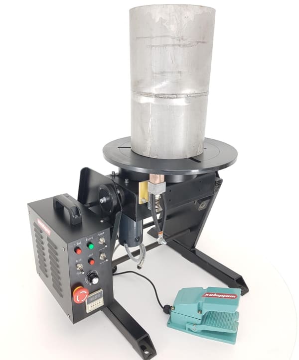 WELDMAX POSITIONER 300KG INC CONTROL BOX & FOOT PEDAL - QWS - Welding Supply Solutions