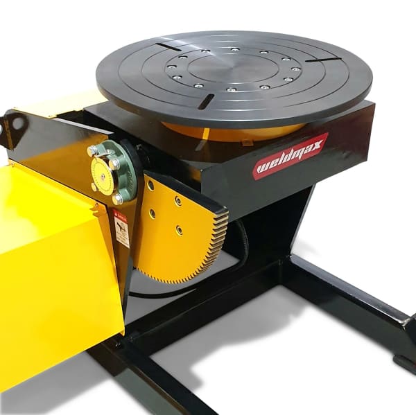 WELDMAX POSITIONER 600KG INC CONTROL BOX & FOOT PEDAL - QWS - Welding Supply Solutions