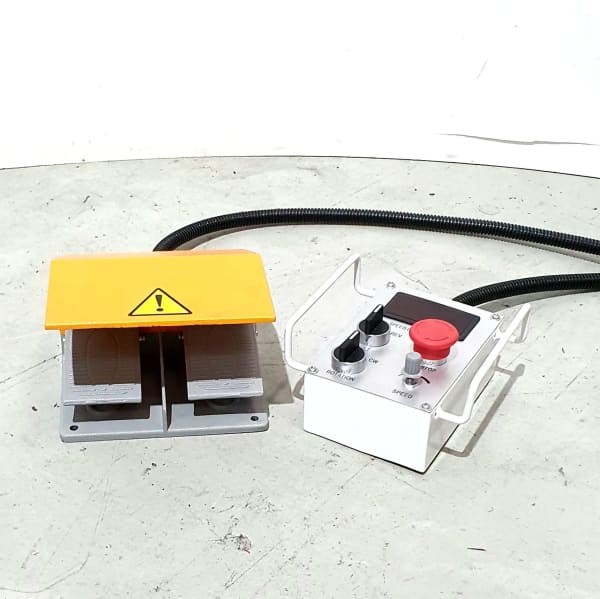 WELDMAX POSITIONER 600KG INC CONTROL BOX & FOOT PEDAL - QWS - Welding Supply Solutions