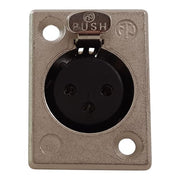 XLR 3PIN CANON SOCKET PANEL MOUNT - QWS - Welding Supply Solutions