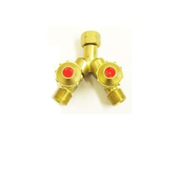 Y PIECE LEFT HAND WITH VALVE - QWS - Welding Supply Solutions