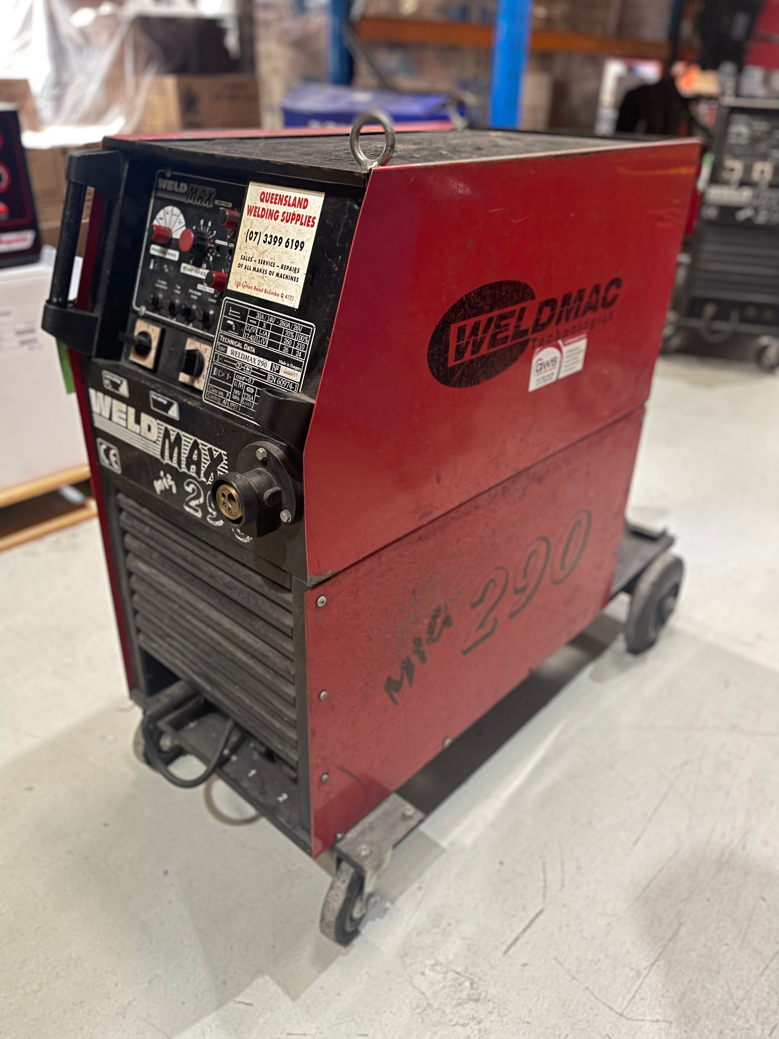 USED WELDMAX 290 COMPACT MIG WELDER - QWS - Welding Supply Solutions