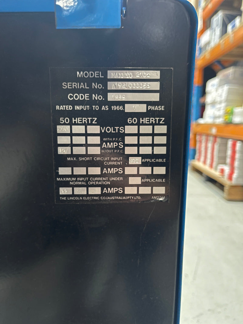 USED LIQUID ARC MAXMIG 210I MIG COMPACT - QWS - Welding Supply Solutions